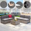 Emircan Polyethylene (PE) Wicker 4 - Person Seating Group with Cushions-1164550725