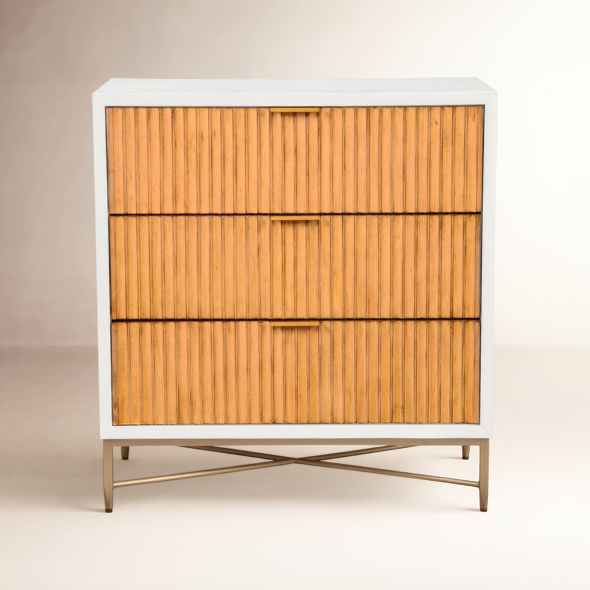 Giddens 3 Drawer Chest, White