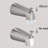 2 Shower Head System In Brushed Nickel With 8" Rain And Adjustable Handheld Slide Bar