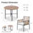 5 Piece Outdoor Patio Dining Set