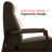 Latitude Pushback Recliner Chair with Wooden Armrests, Linen Blend Upholstered-382192047
