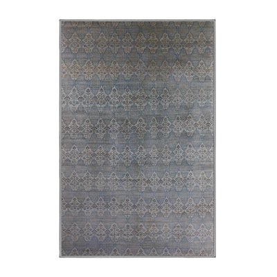 Tapis oriental gris foncé Grapeville