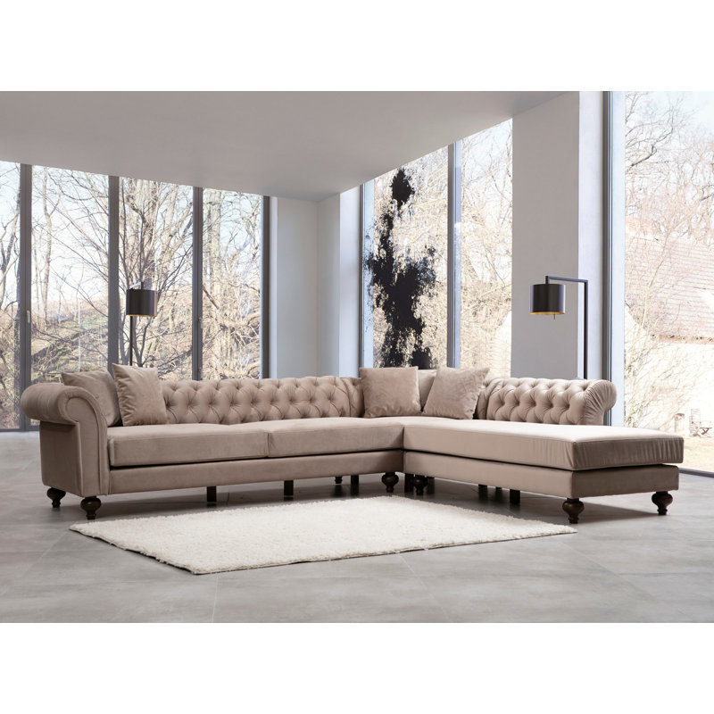 Canapé modulaire d'angle de 125,98 po, Face à la gauche