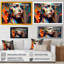 Portrait de femme cubique V - Impression sur toile-1729080164-1729080165