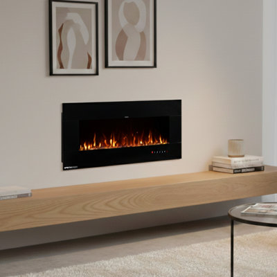 Northwest Electric Fireplace With Speakers