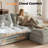 Boneless Cloud Sectional Boneless Sofa with Ottoman, Modular L Shaped Couch with Layered Cushion, Fluffy Comfy Couches for Living Room, No Assembly-1000166260