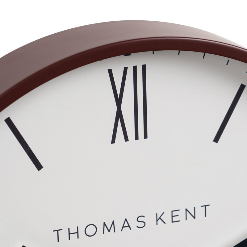 Metal Wall Clock, Brown