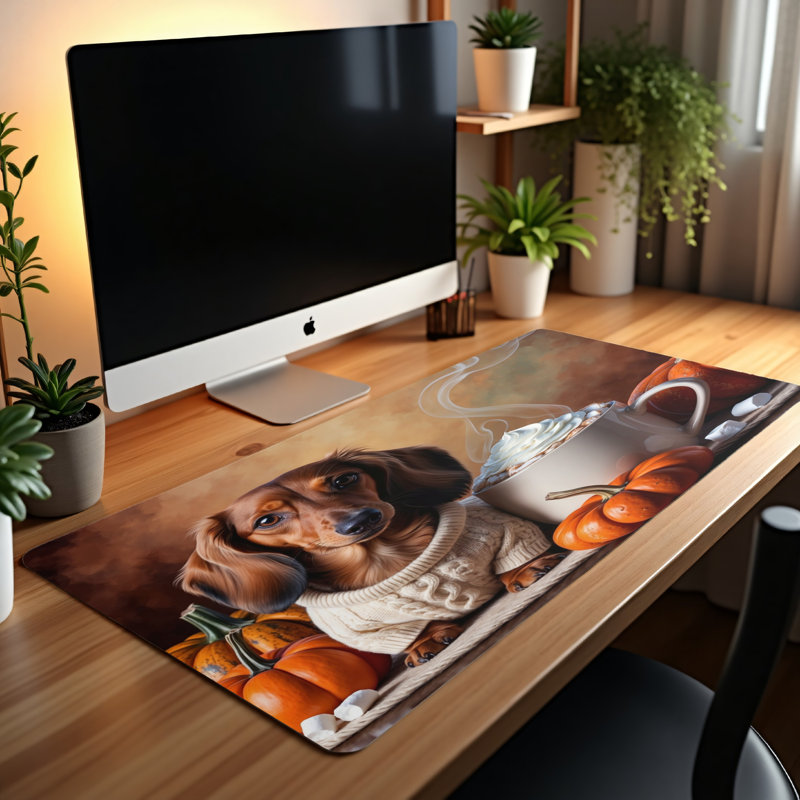 Polyester Desk Pad, 31.5x15.5