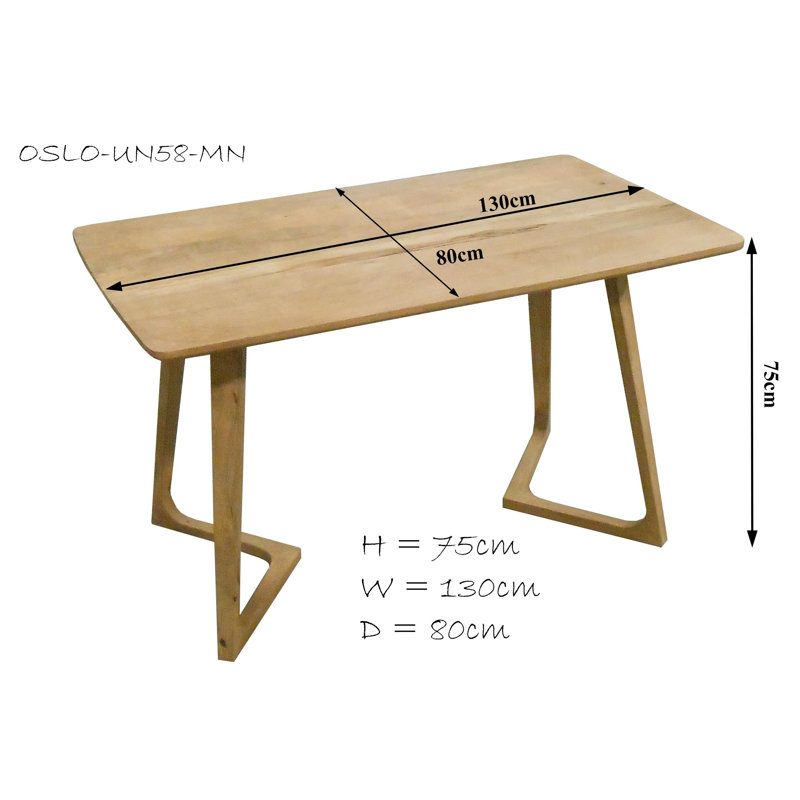Nenita Solid Wood Dining Table