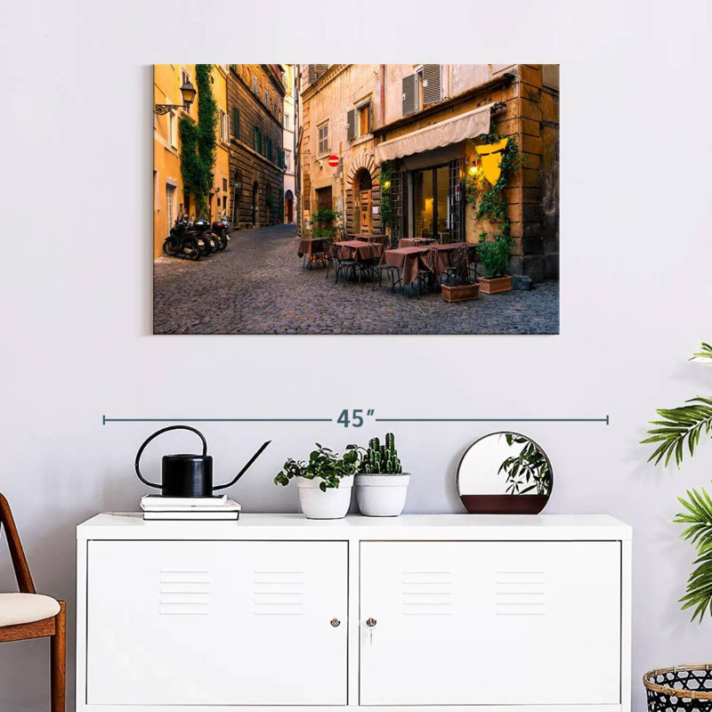 Sirci, rue italienne, restaurant, H 24 po x l 36 po