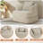 Oversized Upholstered Convertible Accent Barrel Chair-1348645696
