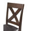 Chaise d'appoint à dossier en croix Lashbrook-57195136