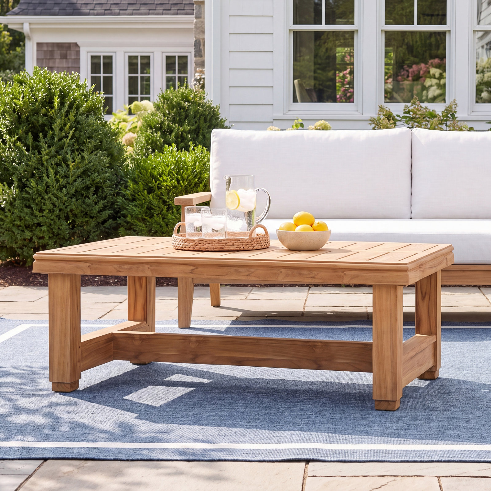 Melrose 50" Teak Patio Table