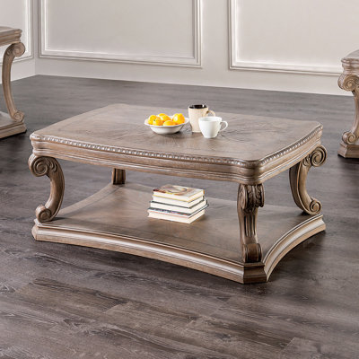 Table basse de style traditionnel Dentil Moulures
