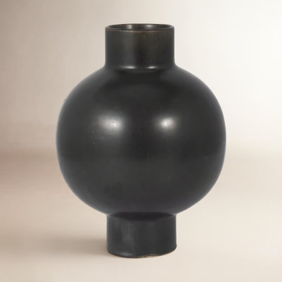 Neutral Round Modern Ceramic Bubble Vase