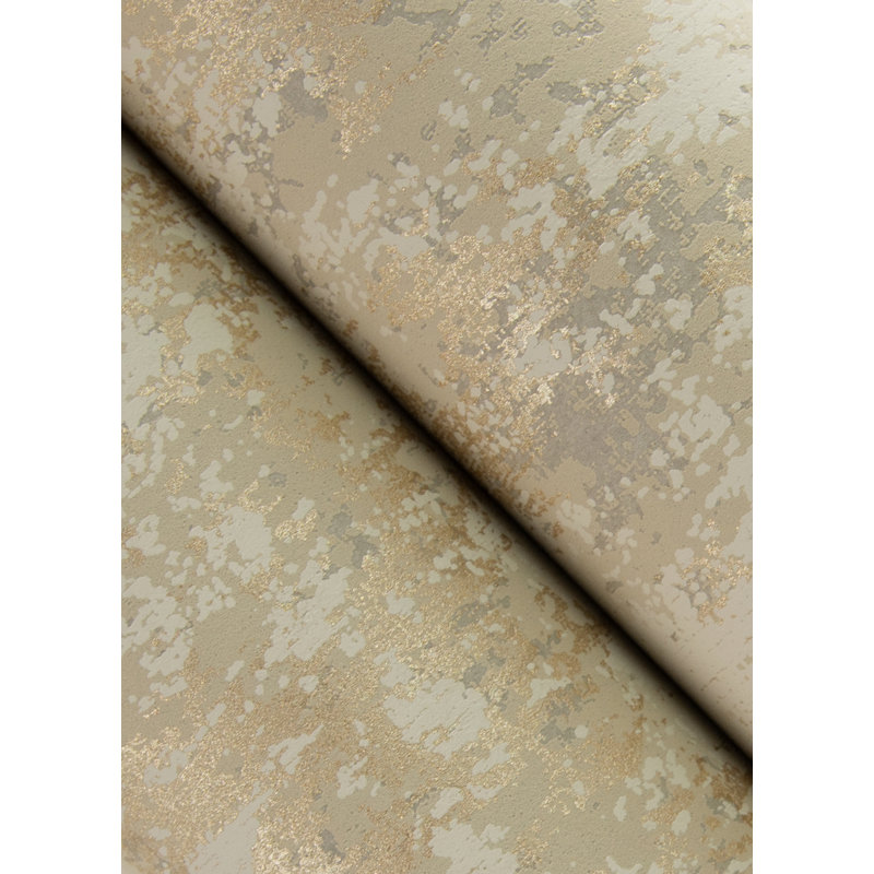 Metallic Wallpaper Roll, Gray