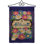 Marguerites 2 côtés en toile jute 19 x 13 po welcome drapeau de jardin