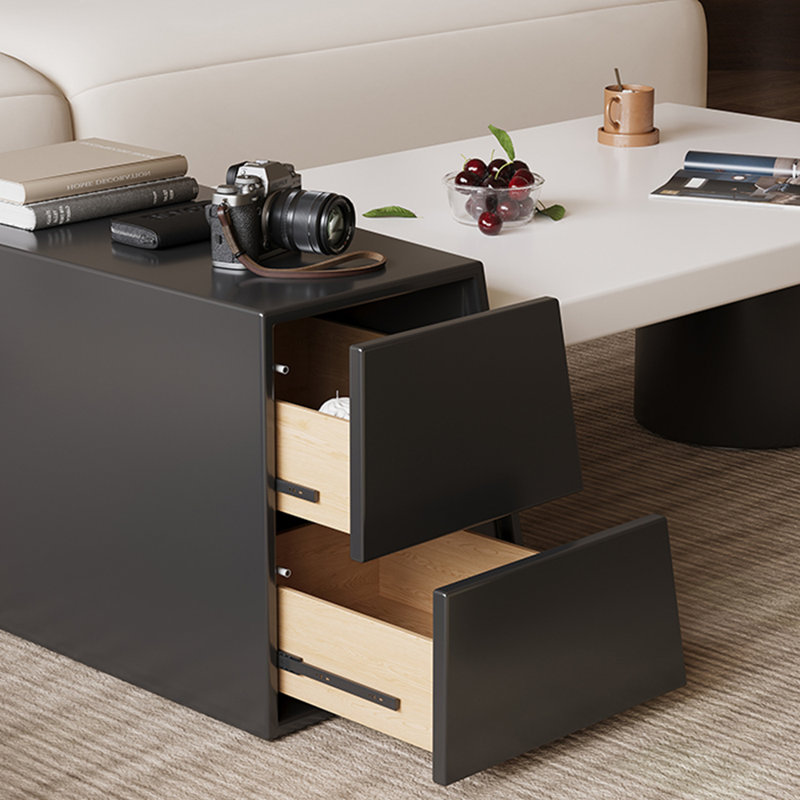 Simple creative solid wood coffee table