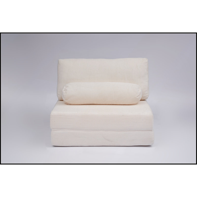 Canapé-lit pliable modulaire Castle pour salon et chambre à coucher, Le blanc ne s'applique pas, Blanc