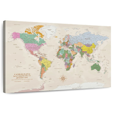 Laisser un sentier, punaise, voyage mondial, Amrico