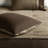 7 Piece Brown Faux Suede - King Comforter , Soft Texture Brown, Decorative Buttons-117416423-117416424