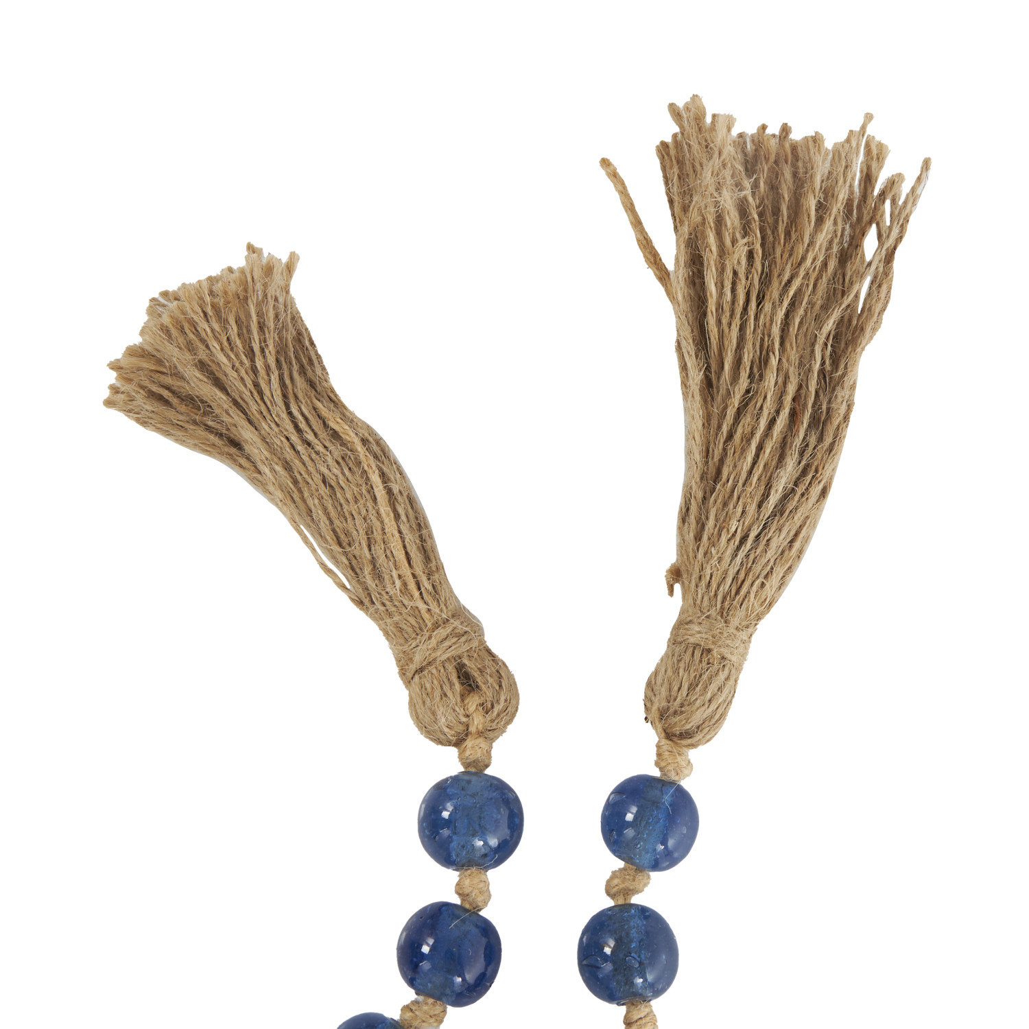 Ailey Novelty Garland, 7'3", Navy Blue