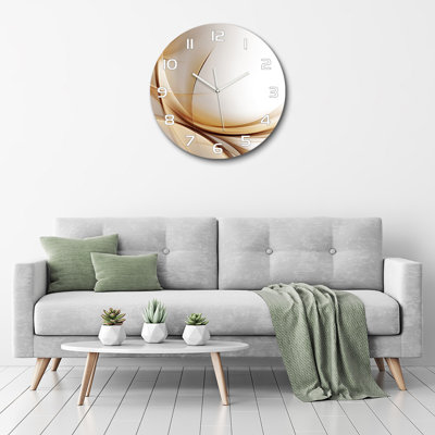 Jesie Glass Wall Clock