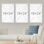 3 pièces, peinture sur toile à cadre flottant-76015842-76015839
