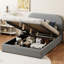 Lit plateforme tapissier Teddy