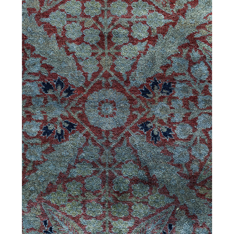 Overdyed One-of-a-Kind 12' 2" X 17' 4" Hand Knotted Area Rug