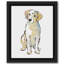 « yellow labrador dog black », impression-23148338-23148334