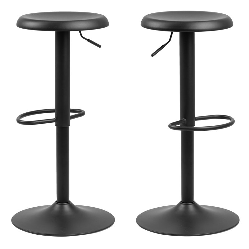 Londino Swivel Adjustable Height Counter Stool with Metal Frame