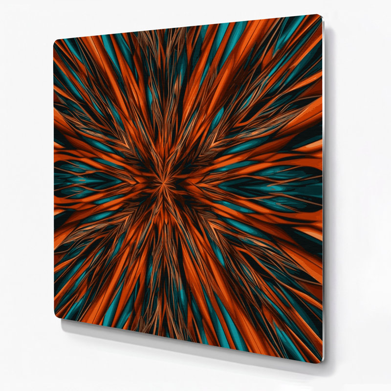 Art mural noir Op Art 66, H 192 po x l 192 po x P 0,05 po