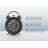 12" Round Clock, Gear Mechanism, Table Clock, Black, Transitional | Gift Idea-109280421