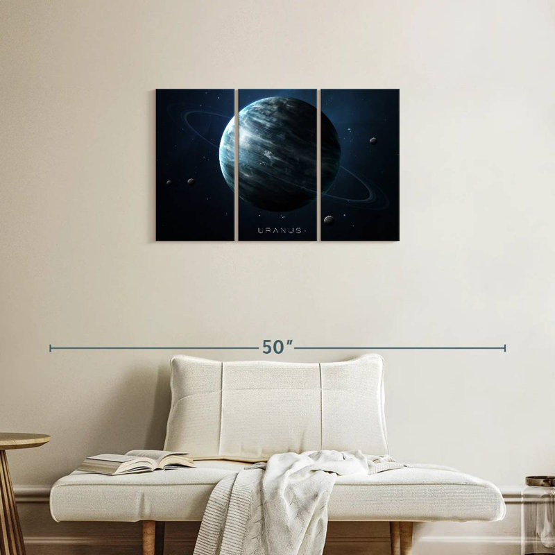 Oberle Planet Uranus, 20" H x 33" W