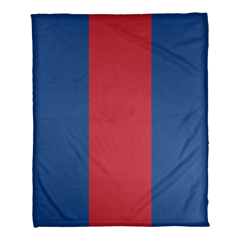 Jeté polaire de cleveland baseball, Baseball Cleveland, l 50 po x L 60 po, Bleu marine / Rouge