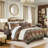 4 Piece Red Comforter Set Red
