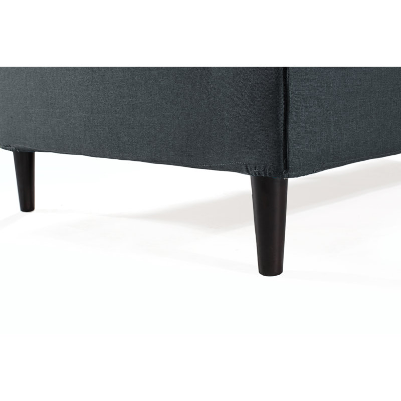 55.12'' Reception Loveseat, Graphite