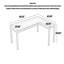 Bureau en forme de L en noyer noir de style nordique avec tiroirs-90429545