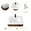 Ensemble de meuble-lavabo simple 35,44 po avec plateau en résine Argyl-97880665