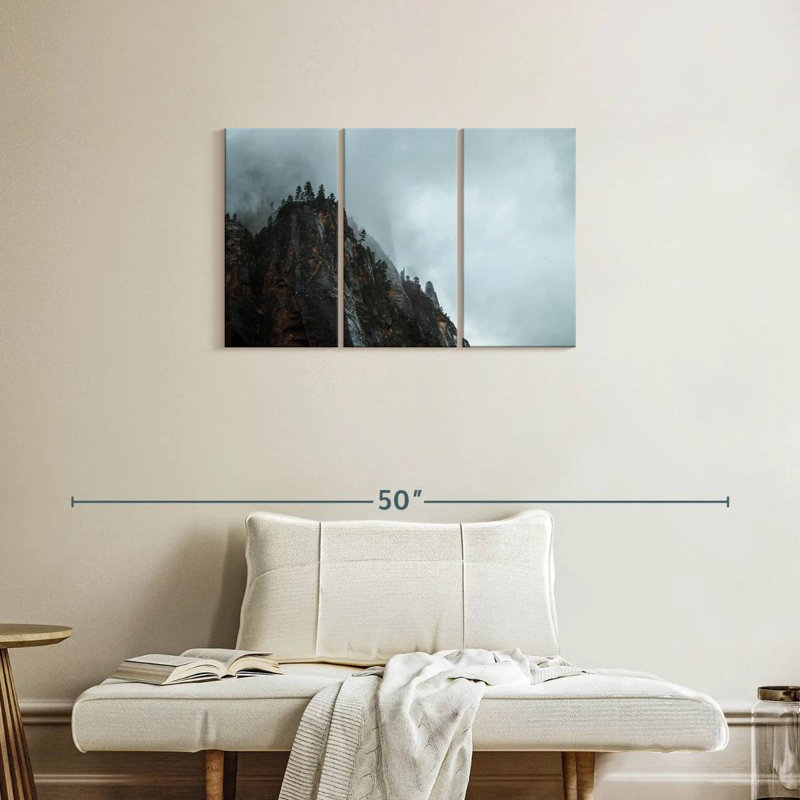 Alvord Foggy Rocky Mountain Peak, H 20 po x l 33 po