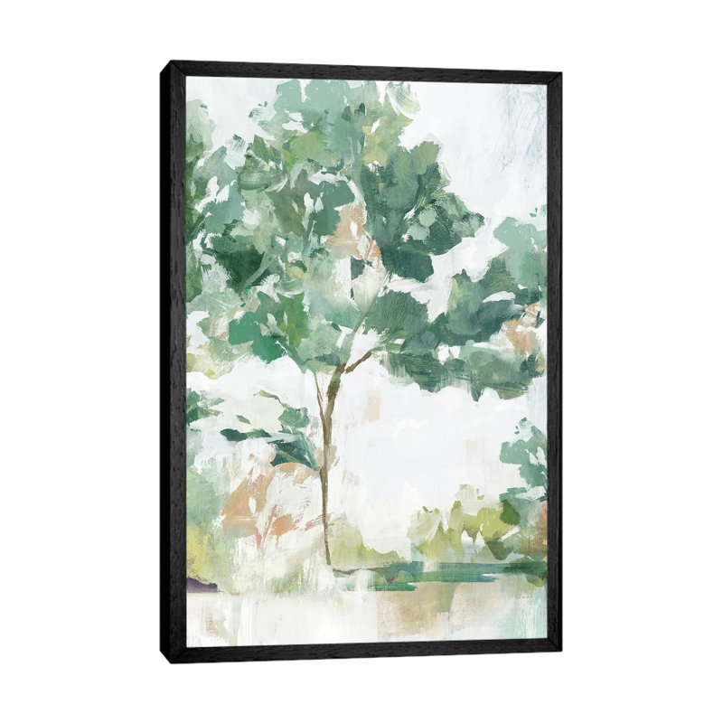 Soundless Beauty I by Isabelle Z - Painting on Canvas, 66.04 cm H x 45.72 cm W, Black Framed