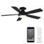 Ventilateur de plafond encastré intelligent à 5 pales Odyssey avec télécommande et ensemble d'éclairage à DEL inclus-55354985-57409108