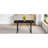 Rustic Industrial Rectangular Wood Dining Table For 4-6 Person, With 1.5" Thick Engineered Wood Color Tabletop And Black Metal Legs,Desk For Kitchen Dining Living Room-396524922-396524901