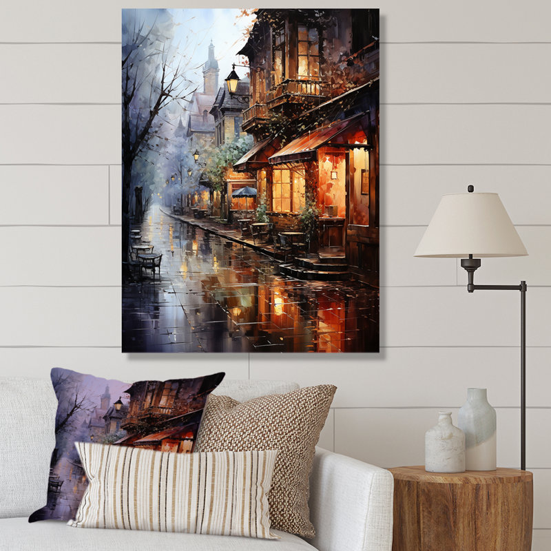 Impression des années 1950 dans Paris, Toile tendue, 40" H x 30" W