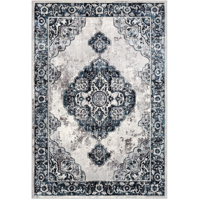 Roughton Oriental Indoor Rug, Rectangle 5'3" x 7'3"