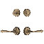Nostalgic Warehouse Classic Rosette Entry Set with Fleur Lever