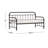 Shumacker Metal Daybed-279475525