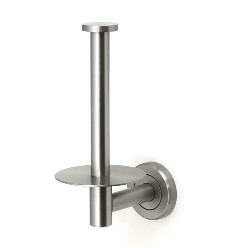 Porte-papier hygiénique vertical Latitude II | Porte-papier hygiénique, Nickel satiné