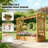 Wooden Planter Box,Trellis Planter,Raised Garden Bed